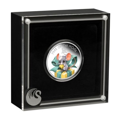 2020 1/2oz Silver Proof Coin - Lunar BABY MOUSE